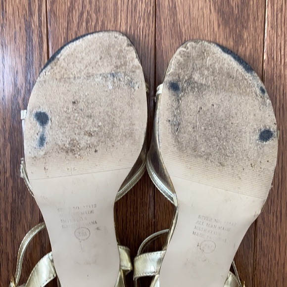 2 for $10 - Gold Dress Shoes By Annie, Size 8 - Picture 10 of 12